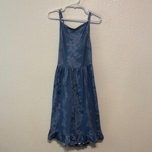 Floral Blue Kids Dress‎